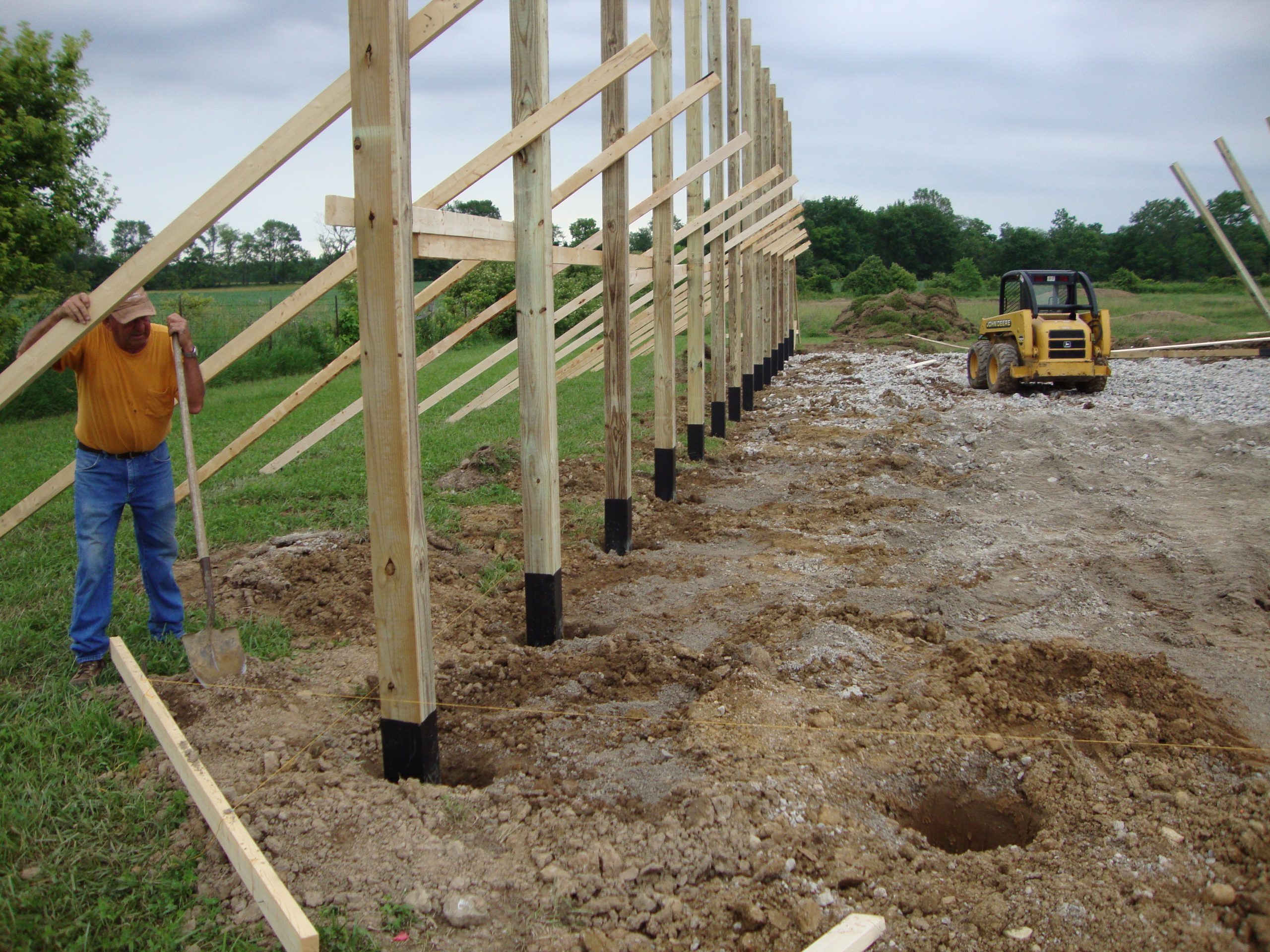 How Deep to Bury Pole Barn Posts