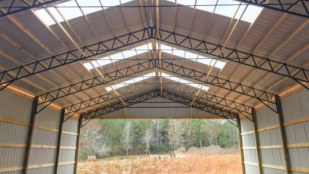 Understanding the Basics of a Pole Barn with Metal Trusses