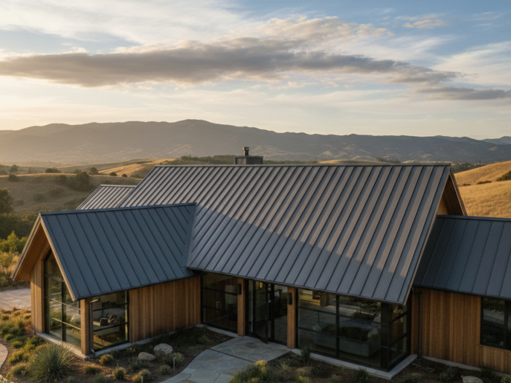 Standing Seam Metal Roof 1
