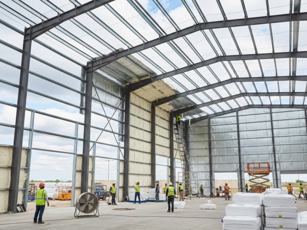How to Insulate a Steel Building 3 Steel Building - 1