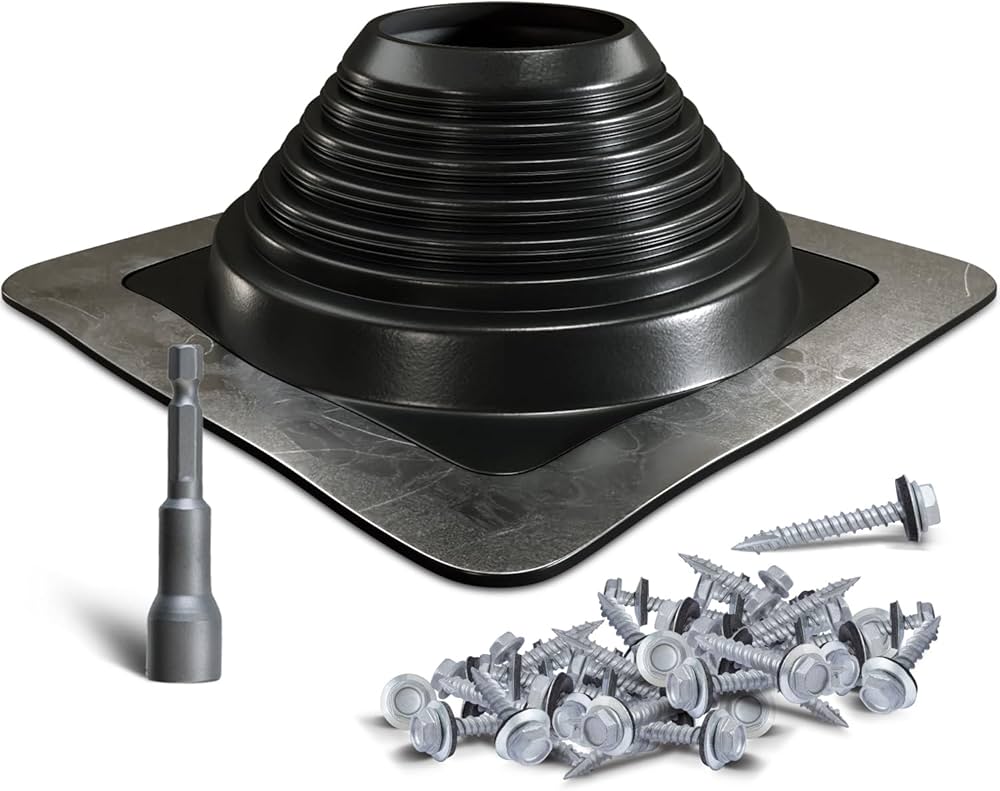 What Are Roof Boots? 1 How Roof Boots Are Installed on Metal Roofing Panels and Vent Pipes
