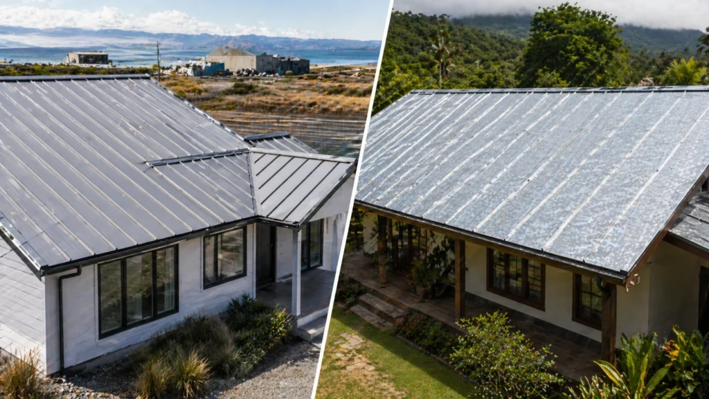 Galvalume vs Galvanized Steel: Which Is Better for Roofing? 1 galvalume vs galvanized steel where each material works best