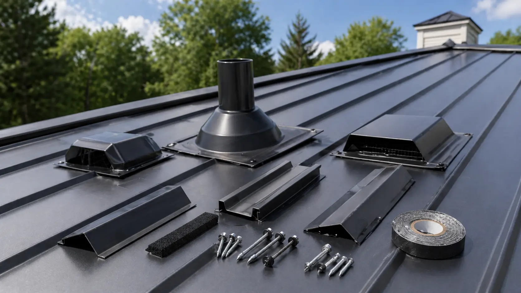 metal roofing accessories what you actually need